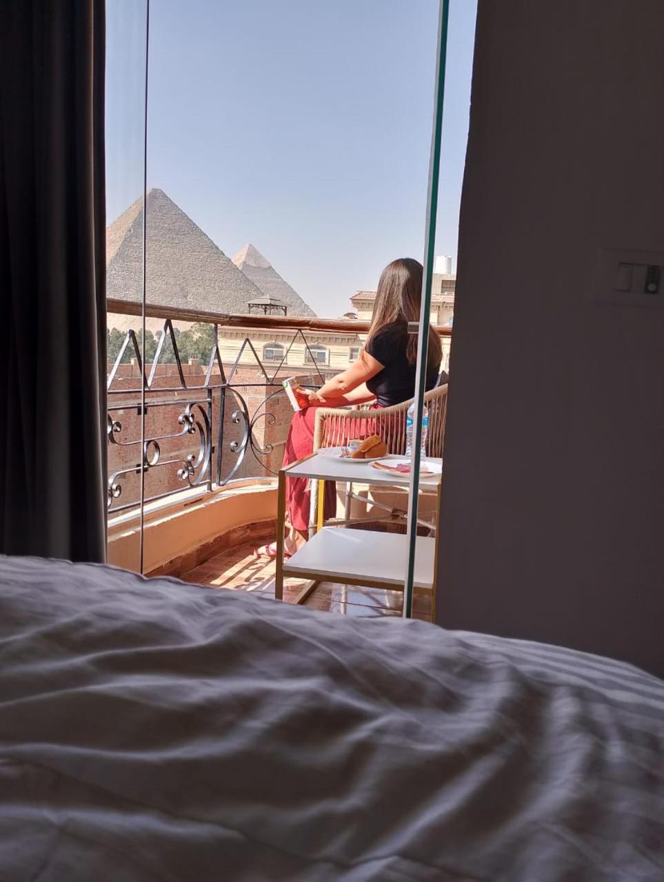 Oh Pyramids View Hotel Kafrat al Jabal ภายนอก รูปภาพ