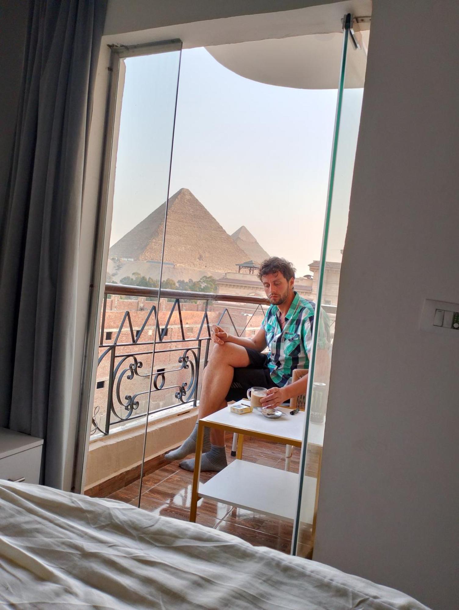 Oh Pyramids View Hotel Kafrat al Jabal ภายนอก รูปภาพ